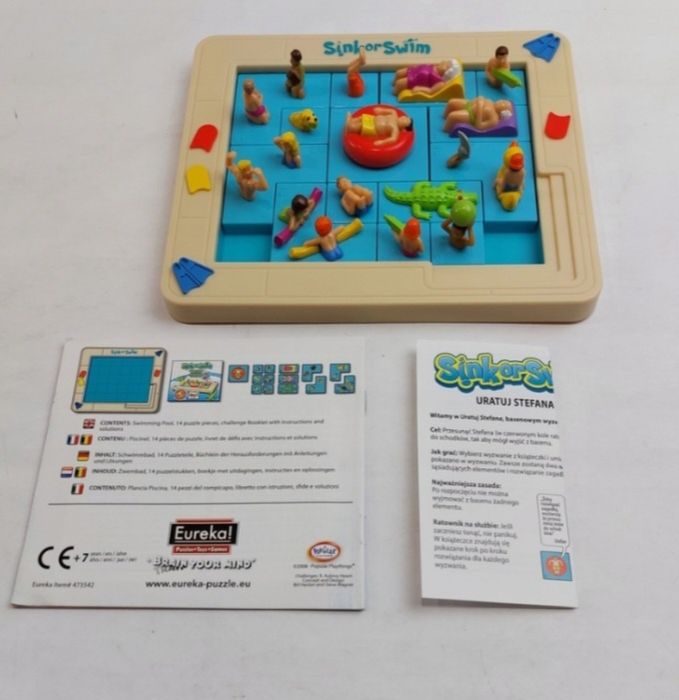 Eureka Ah!Ha URATUJ STEFANA Sink or Swim gra LOGICZNA
