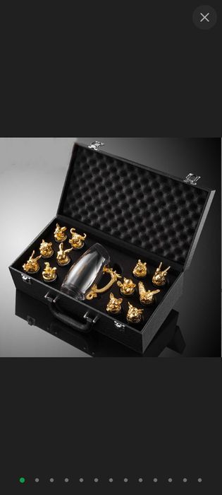 prezent na urodziny!!! Zestaw szklanek horoskop chiński 30 ml x 12 szt