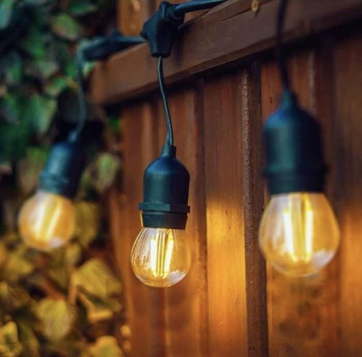Grinalda de luzes para casamentos, festas e arraiais