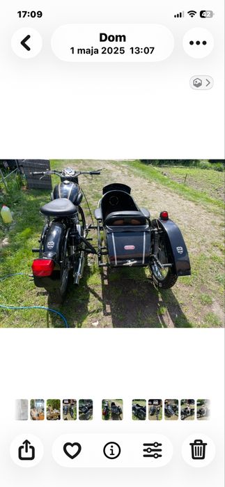 Wózek boczny motocyklowy