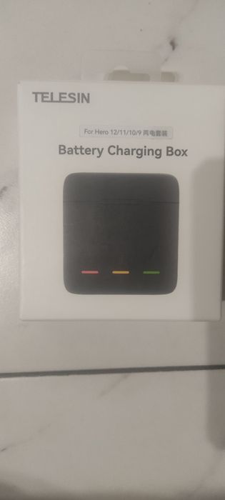 Зарядний пристрій з 2 акумуляторами TELESIN до GoPro Hero