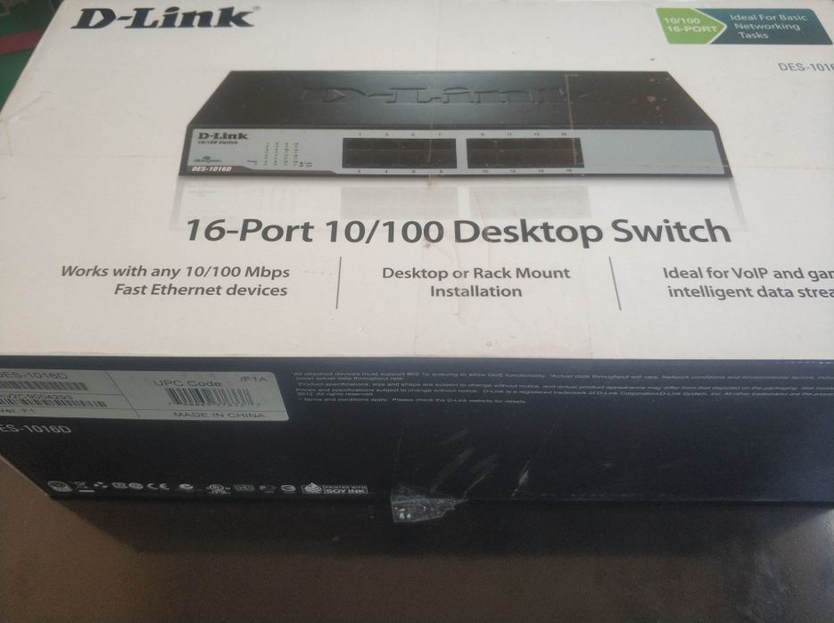 Комутатор D Link DES 1016 D світч
