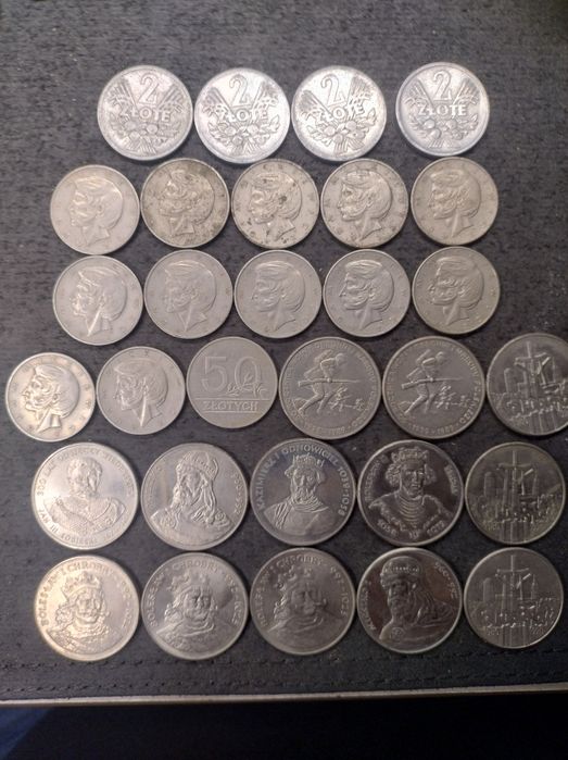 PRL duży zestaw monet 30 sztuk