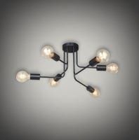 Candeeiro teto preto 59cms