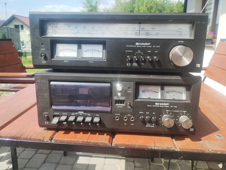 Sharp RT-1122 Deck kaseta ST-1122 tuner dla audiofila made in Japan