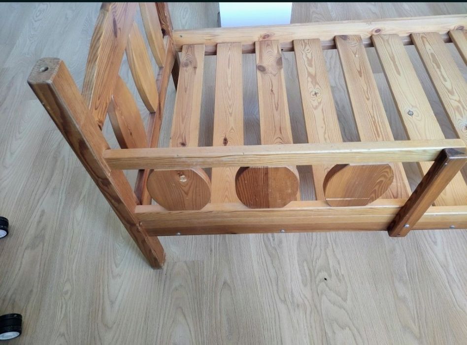 Łóżko piętrowe 90x200 drewniane