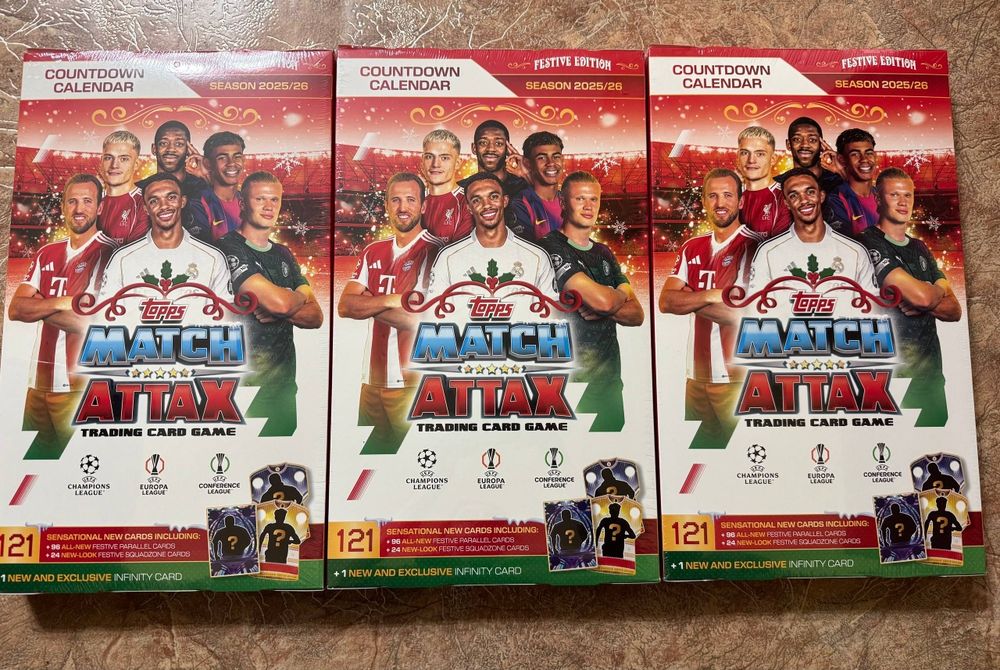 Адвент Topps Match Attax 2025/26 Countdown