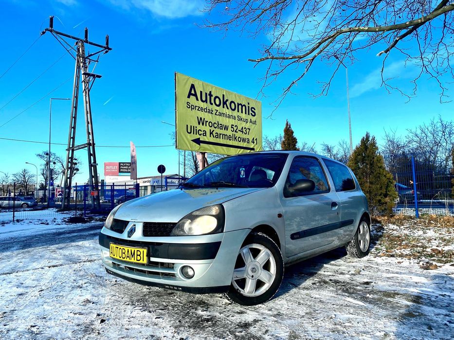 Renault Clio 1.2 benzyna//klimatyzacja//hak// ładna