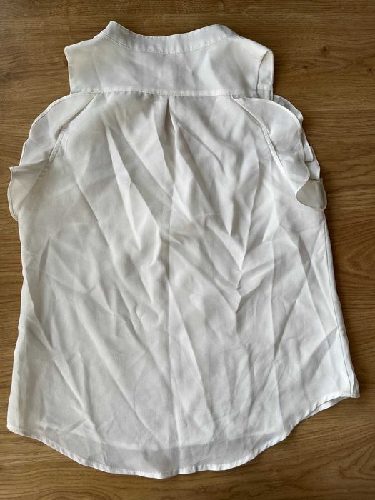 Biała koszulka bez rękawów H&M