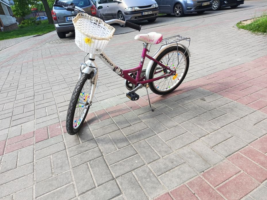 Rowerek dziecięcy 20 cali koła + kask b twin