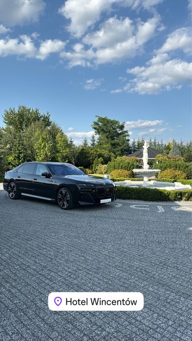 Wynajem auto do ślubu / wesele BMW 7 G70