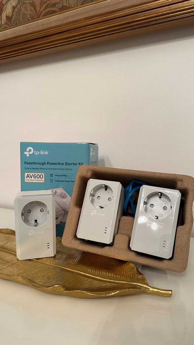 3 x Powerline TP-Link Powerline Starter Kit AV600