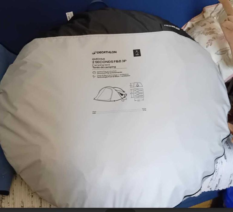tenda 2 Seconds 3 Pessoas, FRESH AND BLACK
