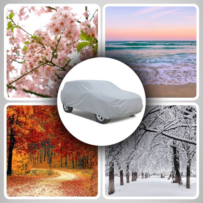 Pokrowiec Na Samochód Wodoodporny Plandeka Na Auto Xxl 540cm Zimowy fv