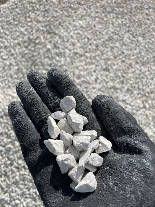 Grys Śmietankowy Biały Kamień do Ogrodu Kruszywo 8-16, 16-22 mm Opaska
