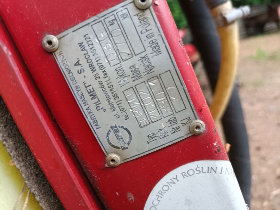 Opryskiwacz Pilmet 2002 r.