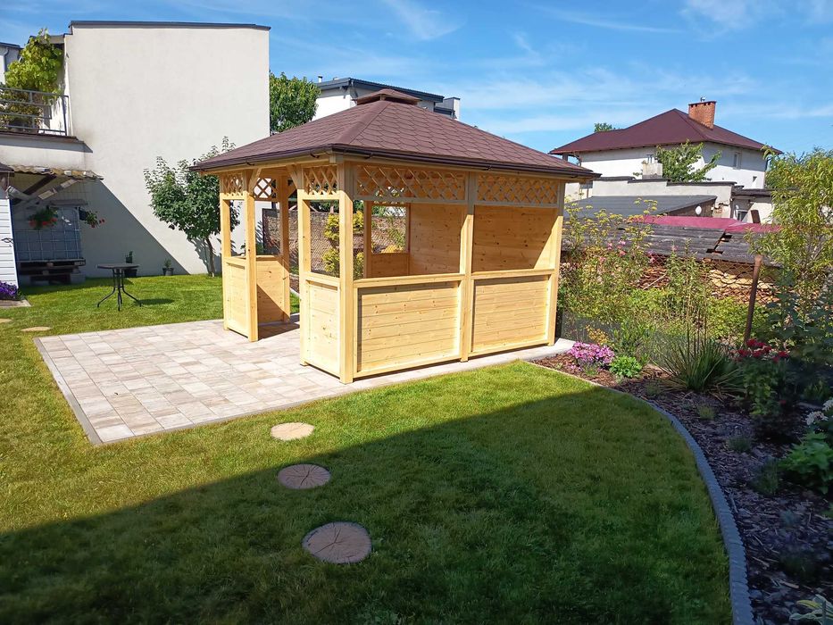 Altana drewniana ,altanka ogrodowa, producent 3x3,3x4,4x4,4x5,5x5,6x4