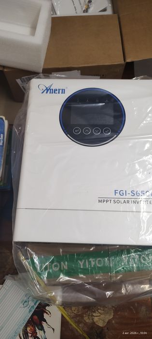 Продам гибридный инвертор мощность 6,5 кВт + wi-fi модуль.