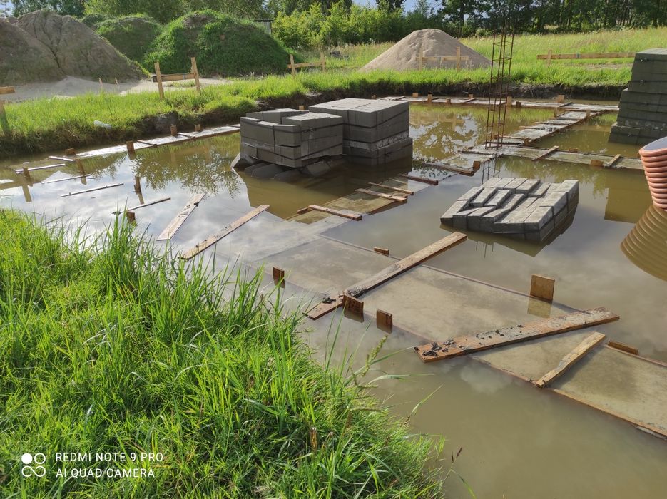 Drenaż Ławy fundamentowej i fundamentów