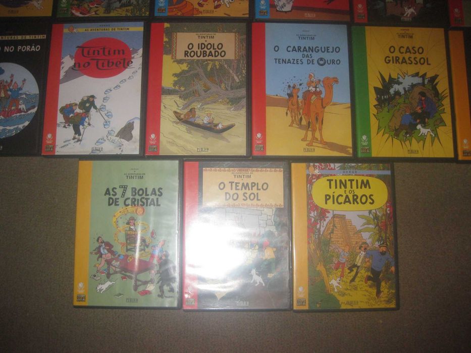 Colecção Completa em DVD "Aventuras do Tintin"