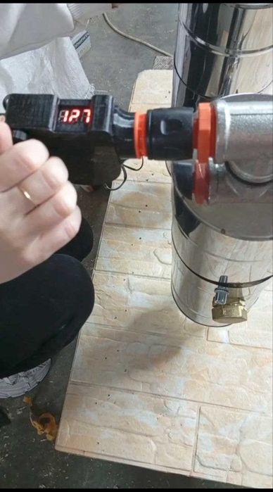 Дымо-генератор для коптильни 2 колбы+компрессор