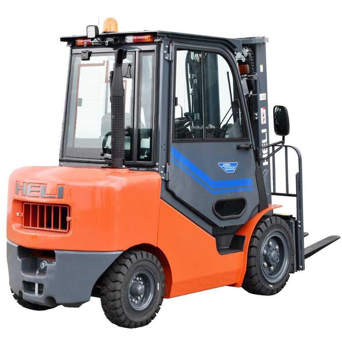 Widlak Wózek Widłowy Heli 3,5T 4,7M Kabina Diesel Kubota Nowy