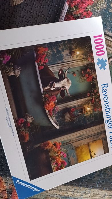 Puzzle Ravensburger 1000 elementów krowa