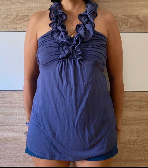 Top Elegante sem alças