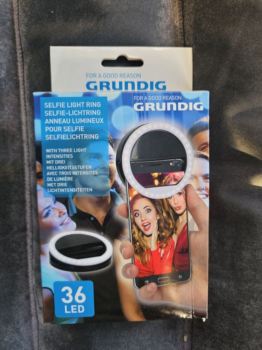 Pierścień świetlny LED do smartfona oświetlenie do selfie pierście