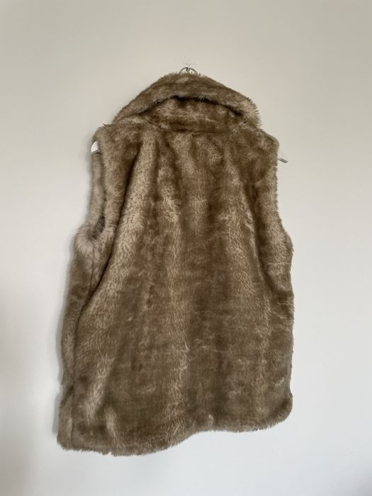 Kamizelka futrzana sztuczne futro Zara 38/M