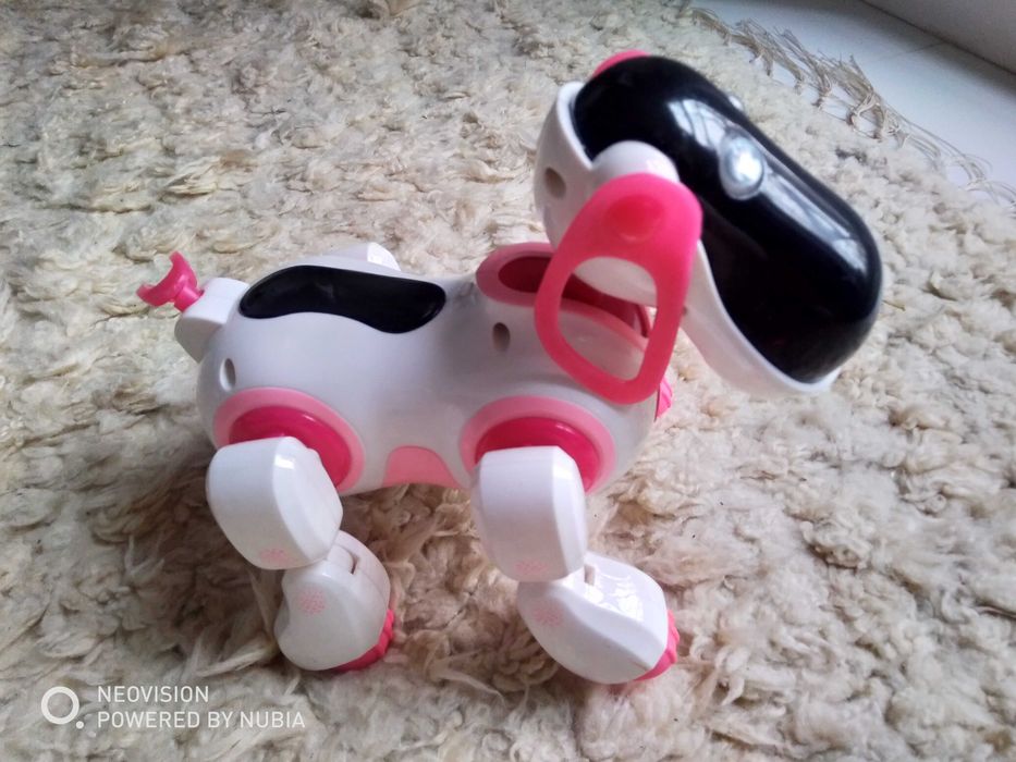 Kosmiczny pies Knabo interaktywny sterowany na baterie pilota robot