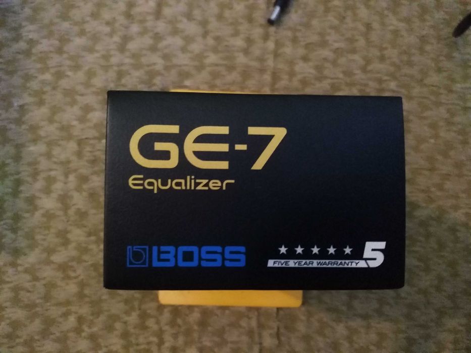 Pedal Boss GE-7 Equalizer (Equalizador Gráfico de 7 Bandas)