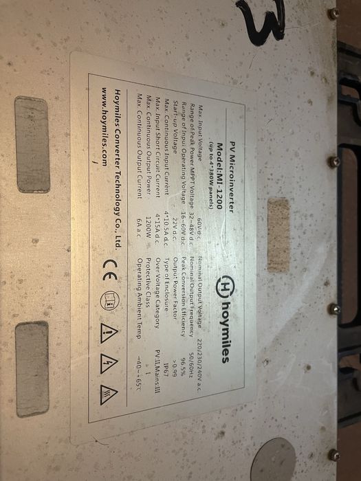 Hoymiles Microinverter MI 1200
