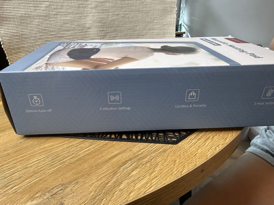 Pas grzewczy Comfytemp na plecy z masażem wibracyjnym