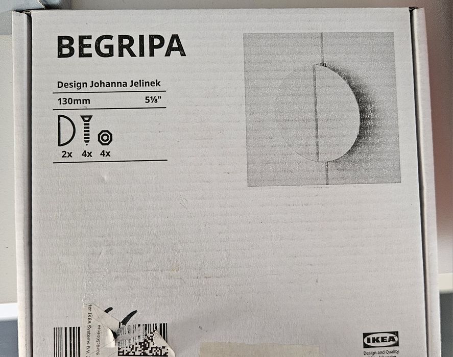 Begripa IKEA uchwyty rączki do mebli nowe