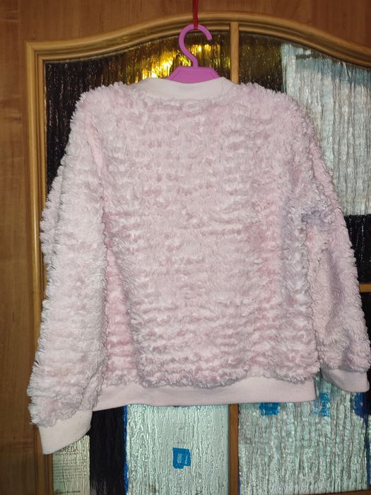 Bluza rozpinana ala futerko 134
