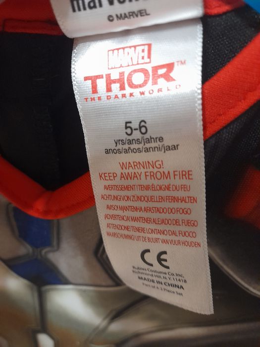 THOR Marvel 5-6lat bal karnawałowy