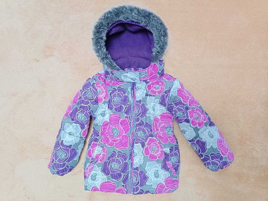 Зимовий комбінезон на дівчинку 3-4р.