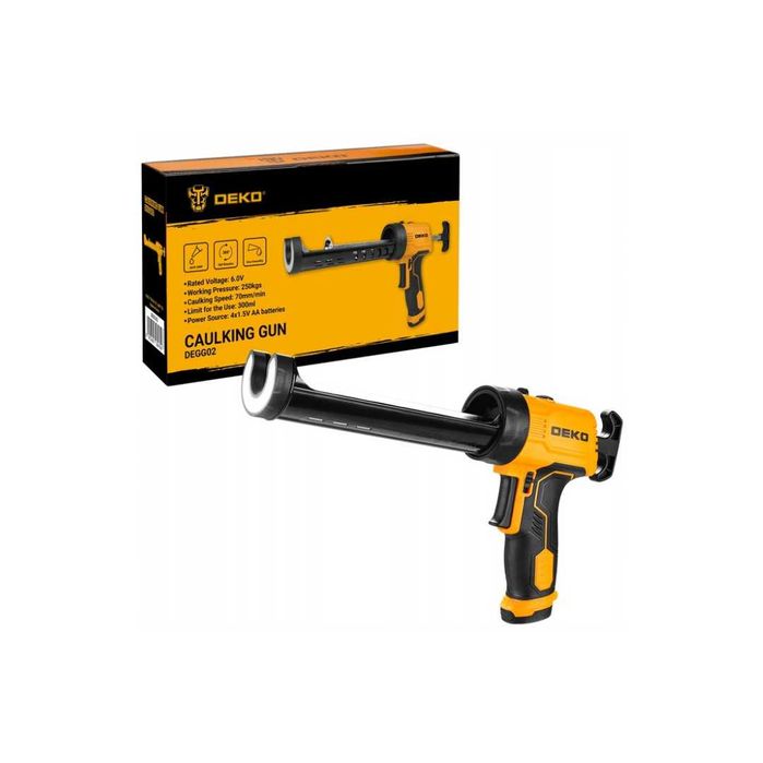 Wyciskacz Pistolet Do Silikonu Kleju Automatyczny Akumulatorowy Deko