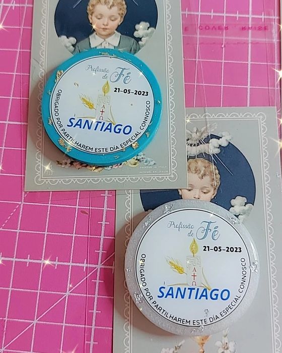 Imã lembrança batismo, comunhão