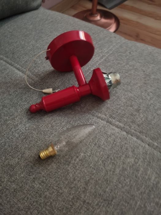 Kinkiety dwa czerwone