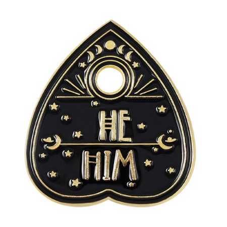 Pin LGBT Przypinka Zaimki Trans gender On/Jego He/Him
