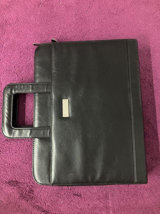 Skórzana teczka na dokumenty