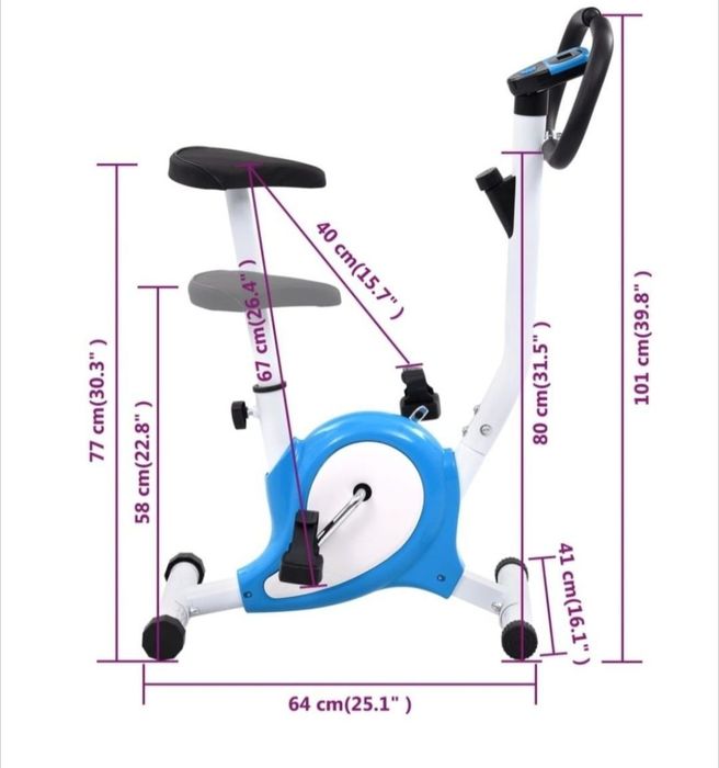 Bicicleta estática fitness