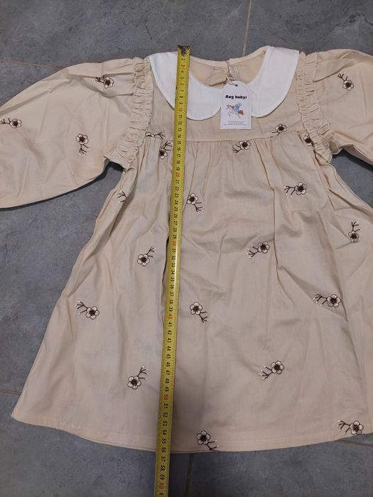 Сукня для дівчинки з комірцем, 3-4 роки