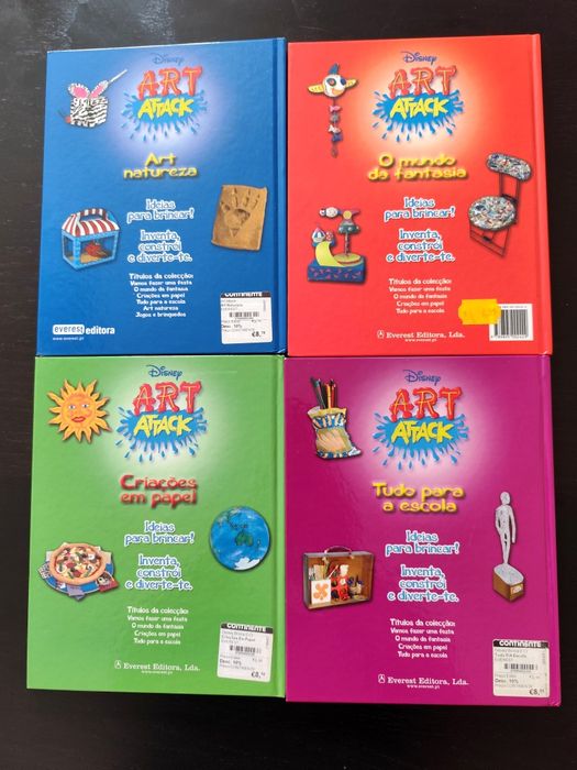 Lote de 4 Livros Disney - Art Attack