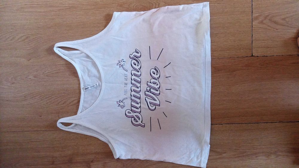 Bluzka damska młodzieżowa crop top
