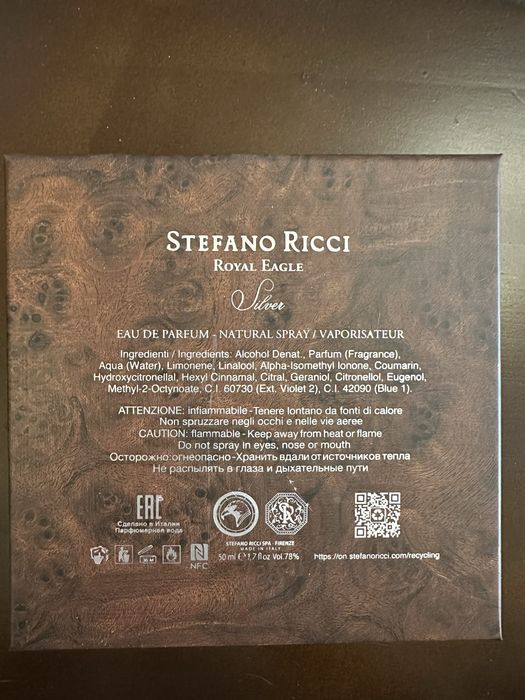 Парфумована вода Stefano Ricci Royal Eagle Silver 50 ml