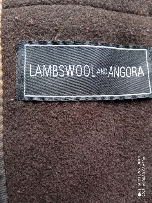 Gil Bret płaszcz 44 46 brąz gorzka czekolada 55% wełna 30% angora
