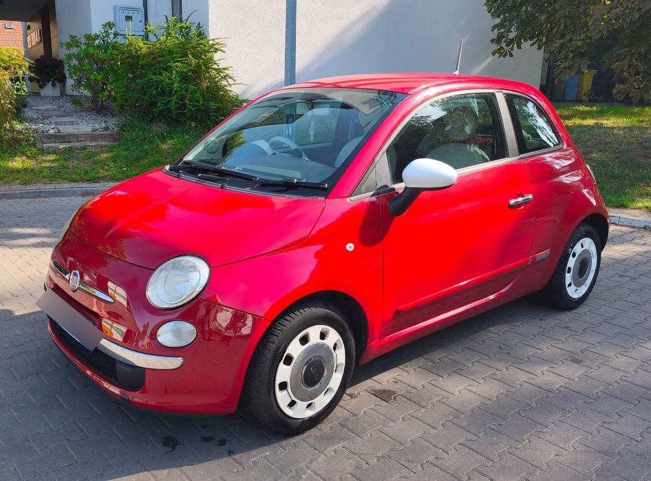 Fiat 500 FIAT 500, benz. 1242 cm3, 69KM, skrz. manualna, r. 2012, 89000 km